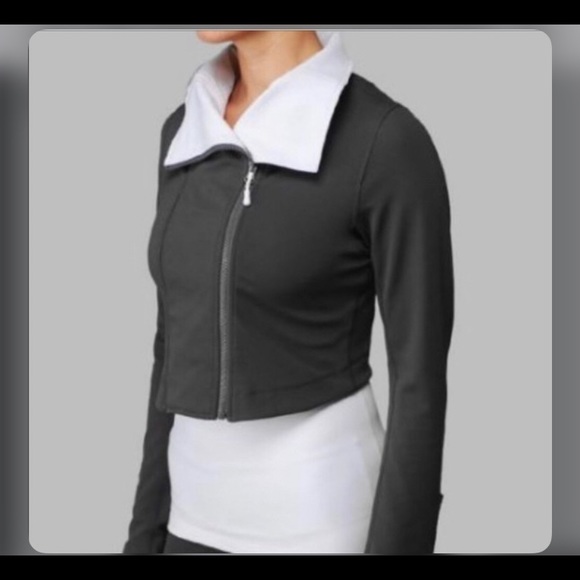 Lululemon principal crop jacket sz 8 grey